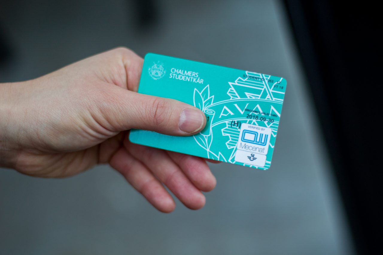 The Union card Chalmers Studentkår